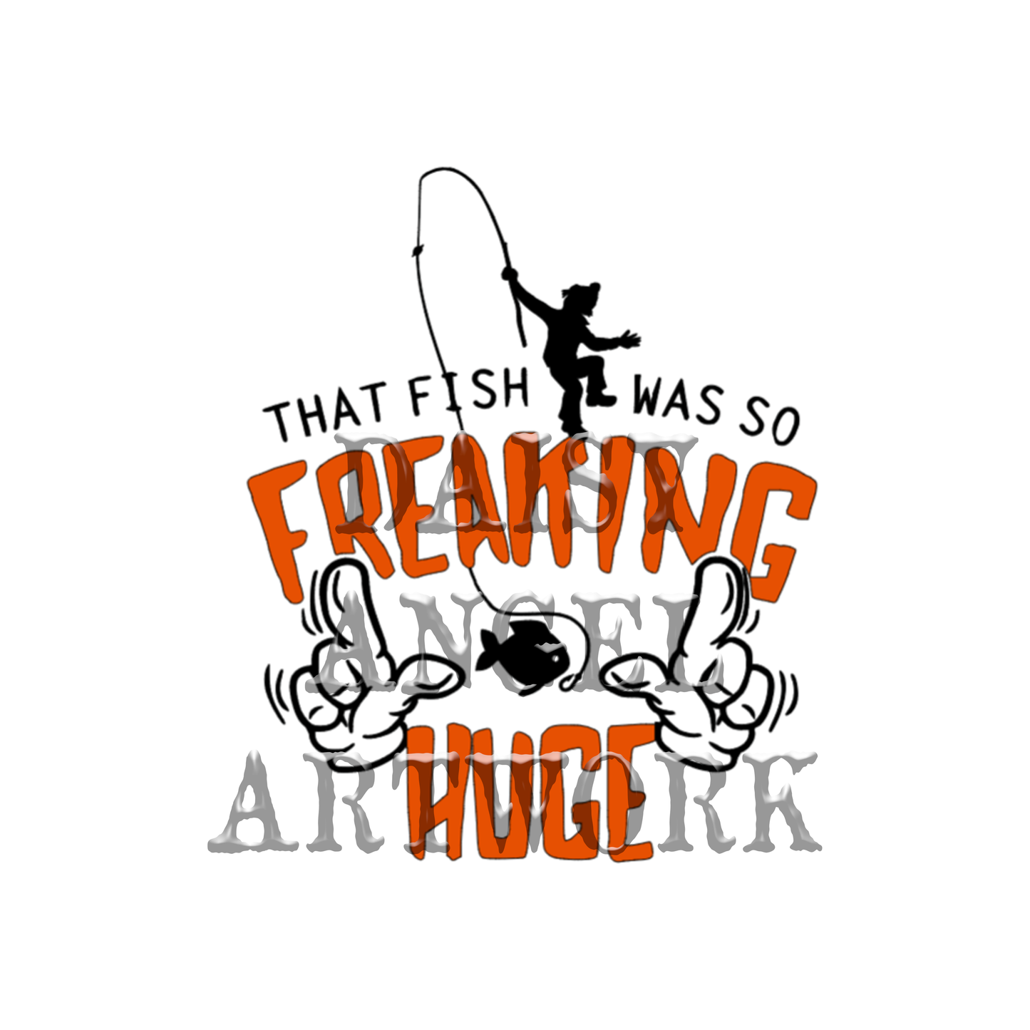 Fishing Hand Towel-That Fish Was So Freaking Huge