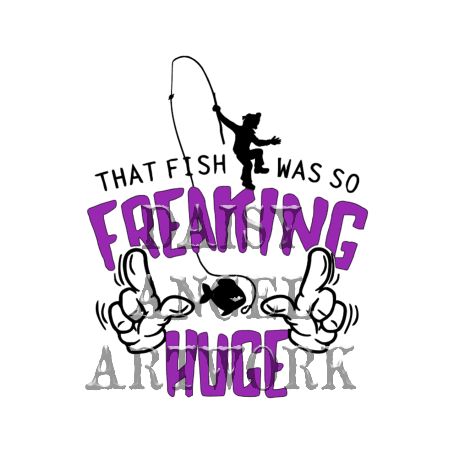 Fishing Hand Towel-That Fish Was So Freaking Huge