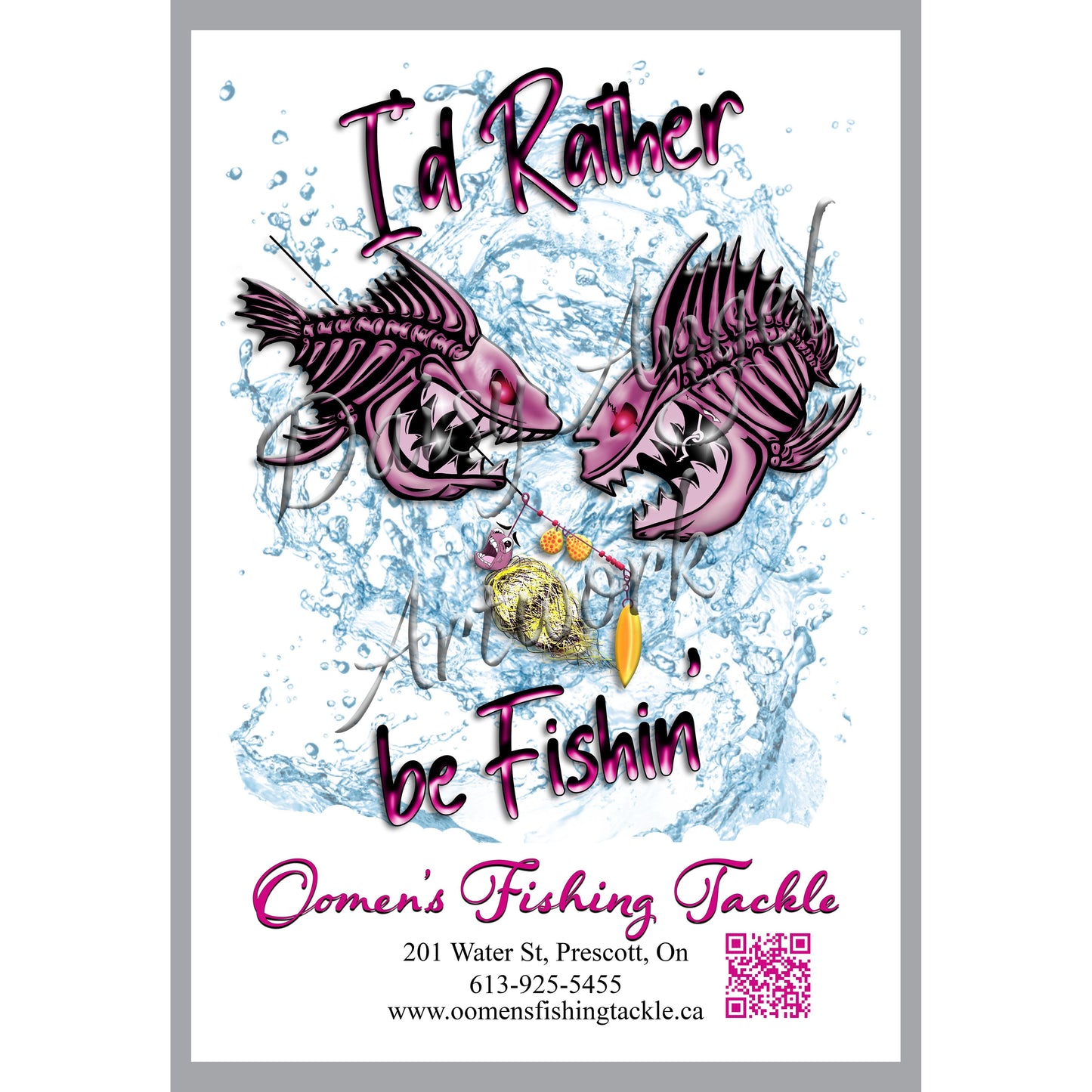 Fishing Hand Towel-I'd Rather Be Fishin'
