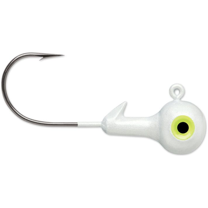 Eagle Claw Jig Ball Double Eye Hook 1/4oz, White 10Pk – Oomen's Fishing  Tackle