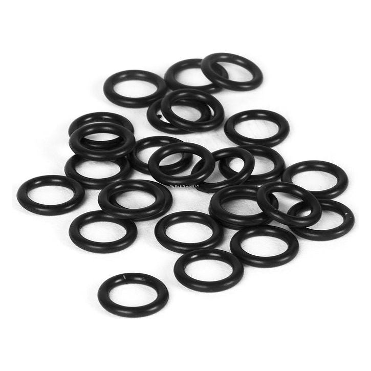 X Zone Wacky Rigging O Rings, Black, 3" & 4" Stick Baits 25 Pack