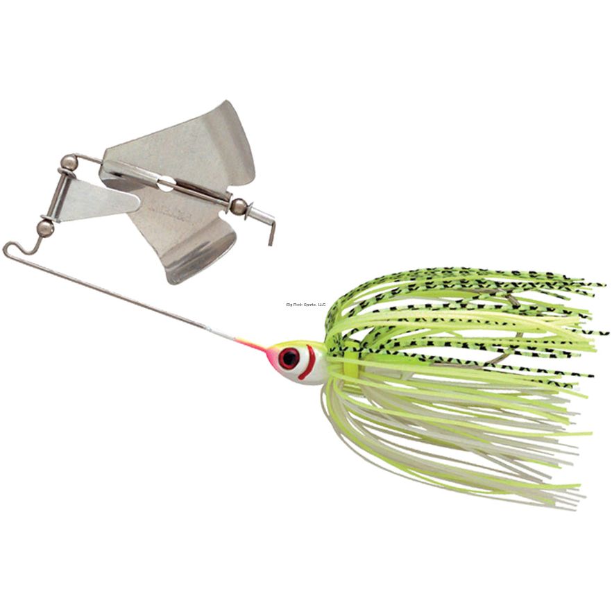 Booyah Buzzbait, 1/4oz, White/Chartreuse Shad