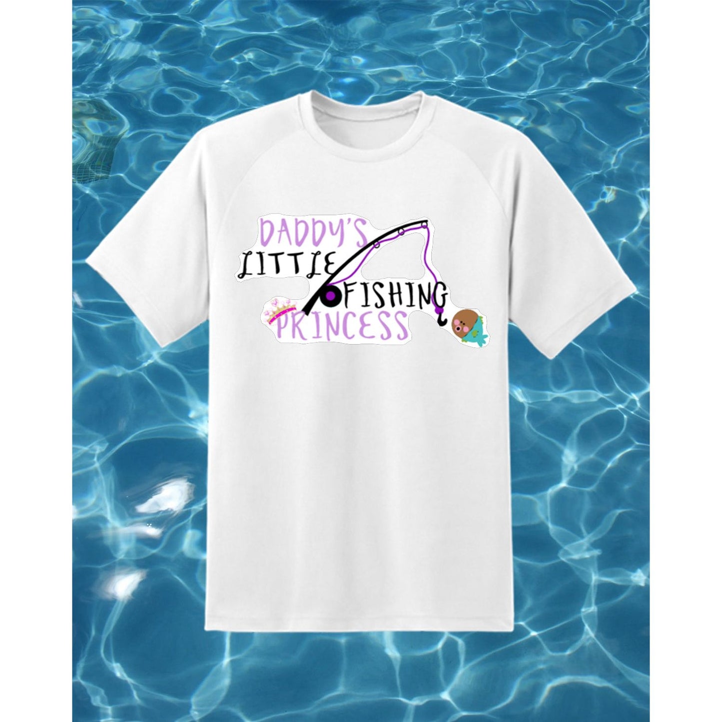 T-Shirt-Kids-Daddy's Little Fishing Princess