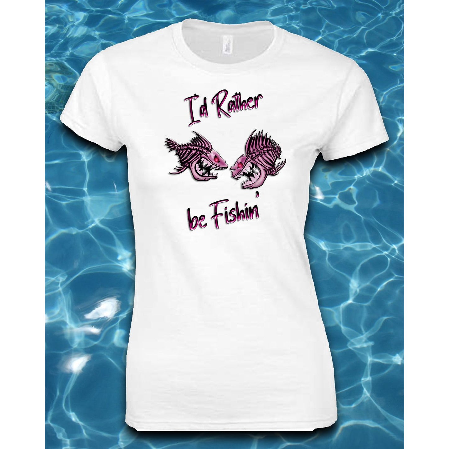 T-Shirt-I'd Rather be Fishing