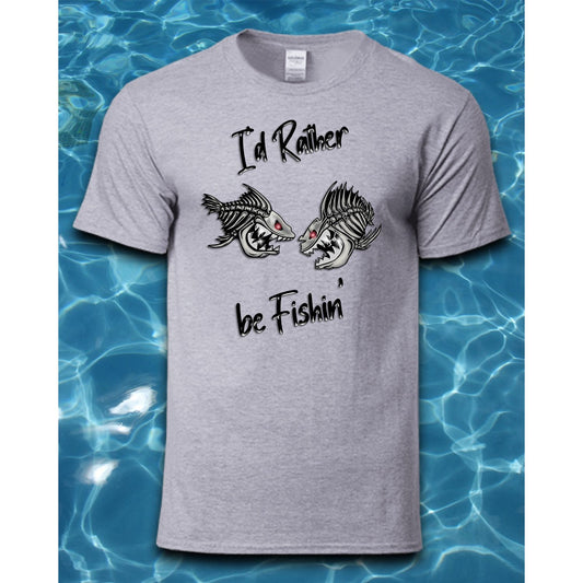 T-Shirt-I'd Rather be Fishing