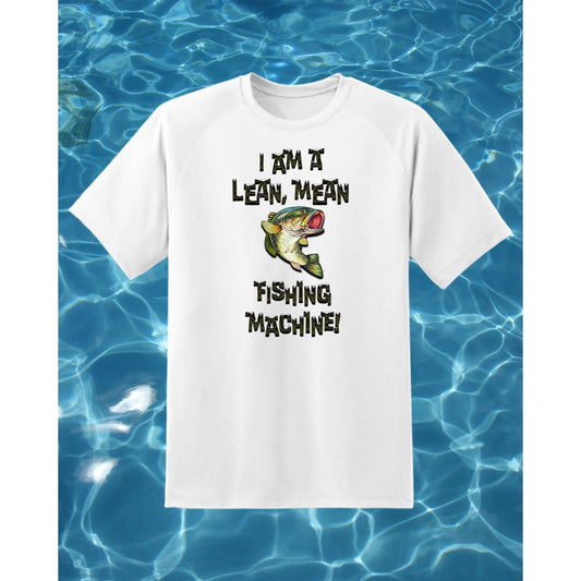 T-Shirt-Kids-I Am A Lean, Mean Fishing Machine