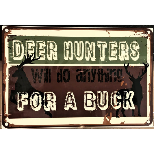 License Plate-Deer Hunters will do Anything for a Buck
