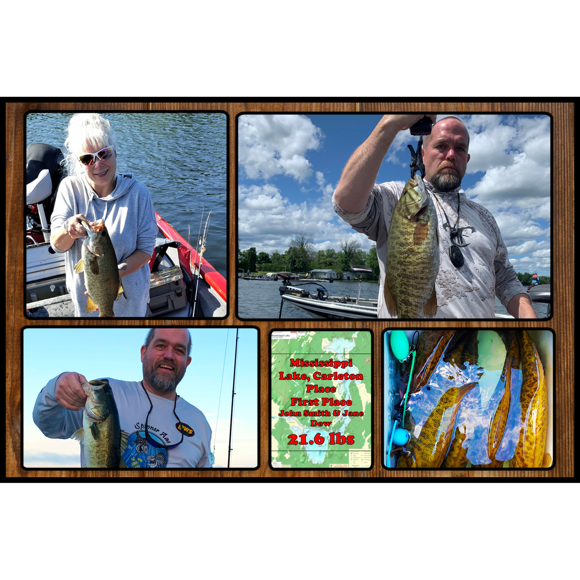 Have Your Fishing Photos Permanently Sublimated onto Slate