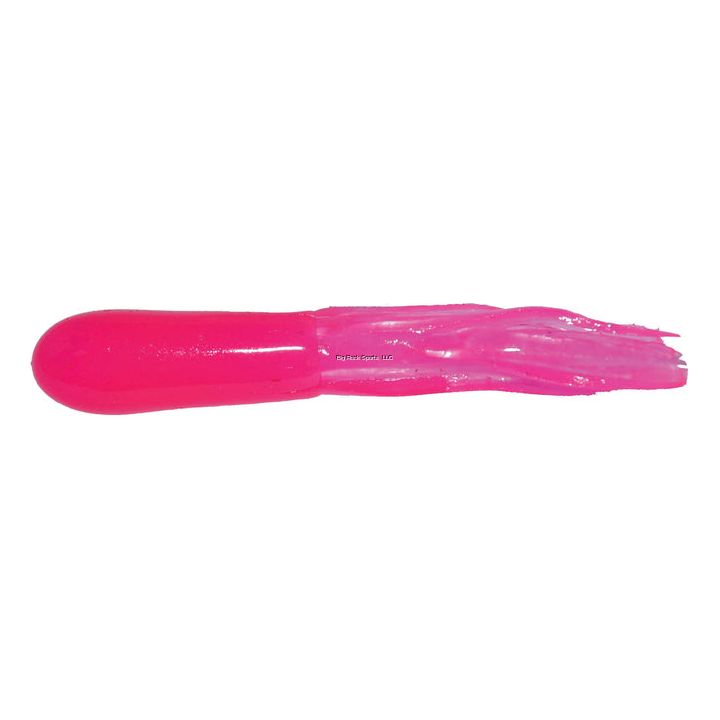 Big Bite Baits 1.5" Crappie Tube 10Pk Hot Pink