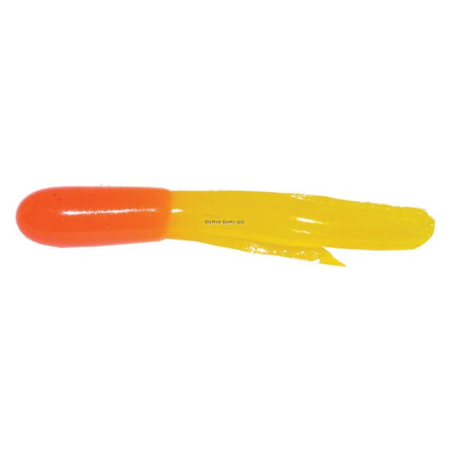 Big Bite Baits 1.5" Crappie Tube 10Pk Orange/Yellow