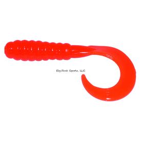 Big Bite Baits 4" Curl Tail Grub 10Pk Orange