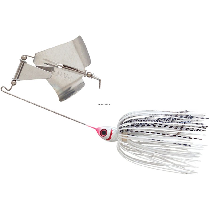 Booyah Buzz Bait, 3/8 oz Snow White Shad