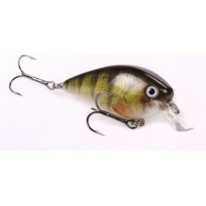 Strike King KVD 2.5 Square Bill Silent Crankbait, 3 1/4", 5/8oz Yellow Perch