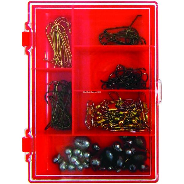 Eagle Claw Hook Sinker And Swivel Assortment, 122Pk