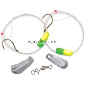 Lindy Floating Crawler/Leech Rig Lime/Yellow