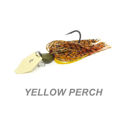 WOBD Bladed Jig, 1/2oz Yellow Perch