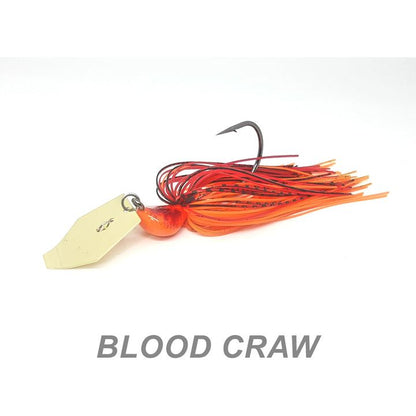 WOBD Bladed Jig, 1/2oz Blood Craw