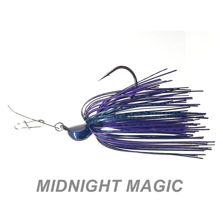 WOBD Bladed Jig, 1/2oz Midnight Magic