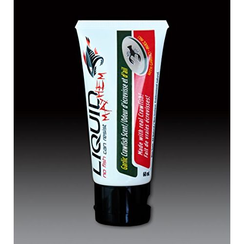 Liquid Mayhem Garlic Crawfish Attractant, 60 ml, 2oz Tube