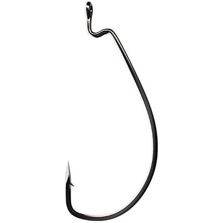 Eagle Claw Lazer Trokar EWG Worm Hook Flat Black Size 5/0 5Pk