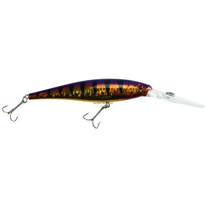 Berkley Flicker Minnow Pro Slick Deep Diver Crankbait 3.5" 1/3oz Slick Purple Bengal