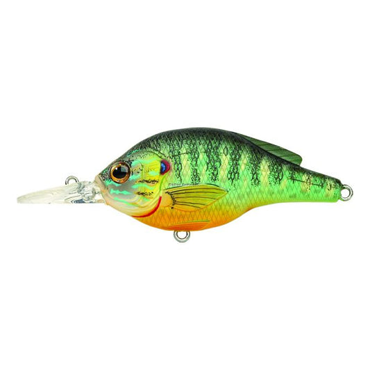 LiveTarget Sunfish Pumpkinseed Shallow Dive Flat-Side Crankbait 3'-4', 2 3/4", 1/2oz-Natural/Matte