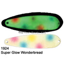Dreamweaver Magnum Trolling Spoon 3-3/4", Super Glow Wonderbread