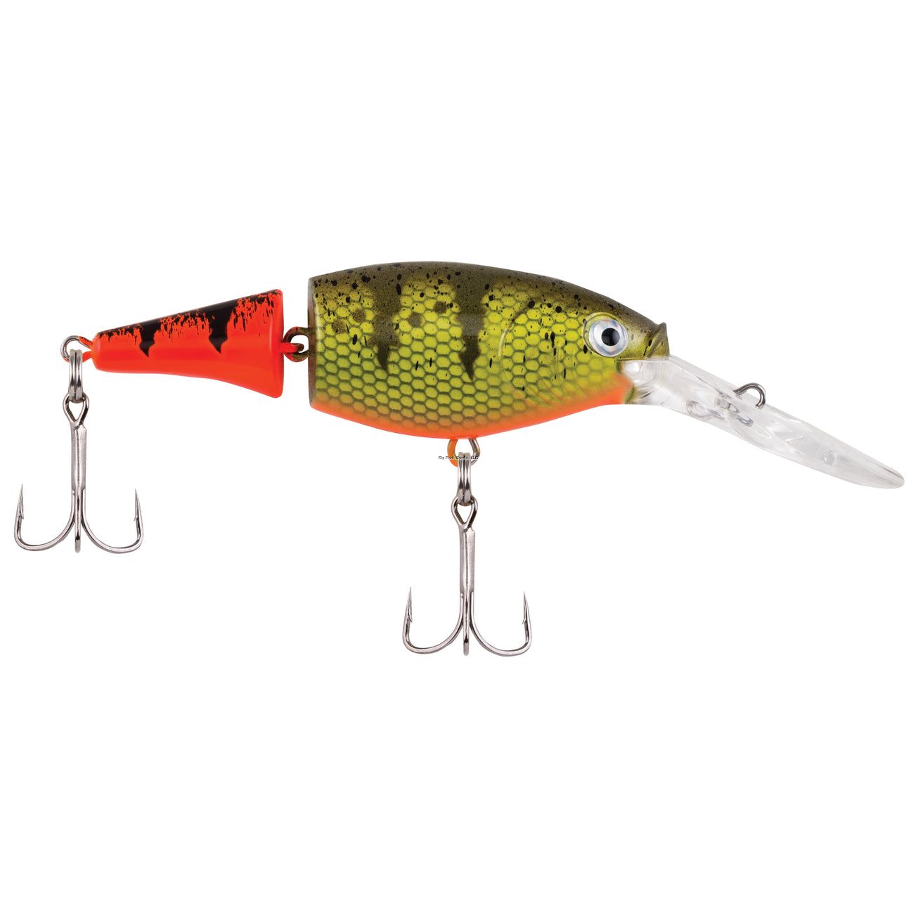 Berkley Flicker Shad Jointed Tail 2.75" Firetail Hot Perch