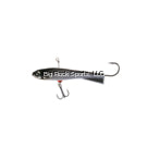 Freedom Turnback Shad Vertical Jig 1-1/4" 3/32oz Silver Black