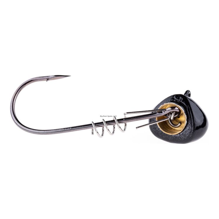 Freedom-Football Head Jigs 3/4oz, 2Pk Black