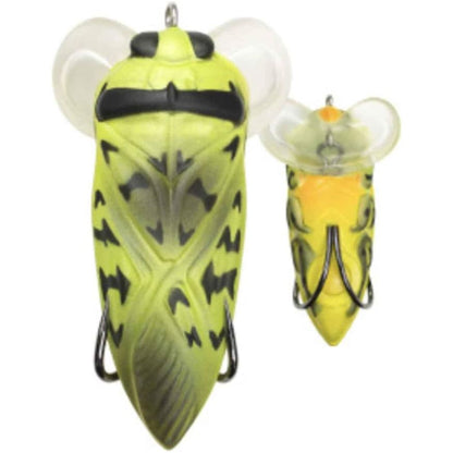 Lunkerhunt 2.75" Yappa Bug Floating 1/2oz Firefly