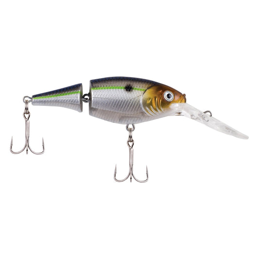 Berkley Flicker Shad Jointed Tail for Added Tail Wag, 2'', Blue Smelt
