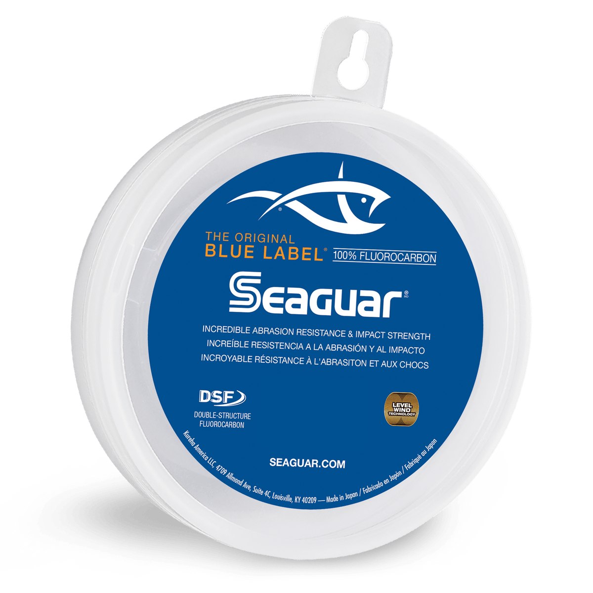 Seaguar Blue Label 100% Fluorocarbon Leader Material 10lb, 25yd