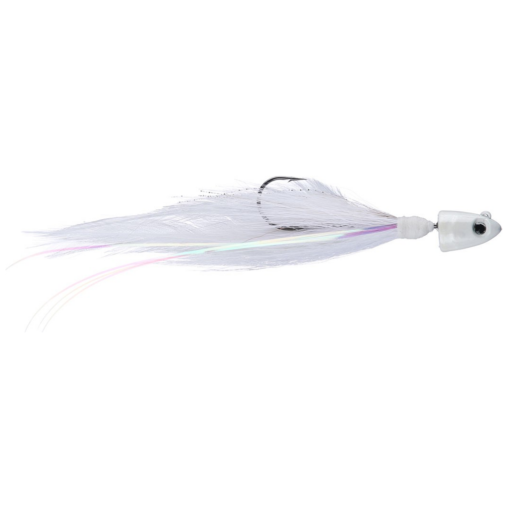 Freedom-Hydra Shad Hair Jig 1/2oz-White