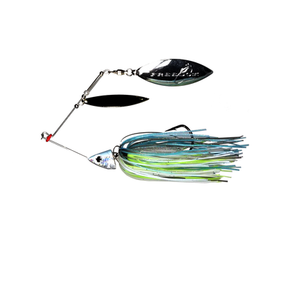 Freedom-Spinnerbait Double Willow-1/2oz Blue Shad