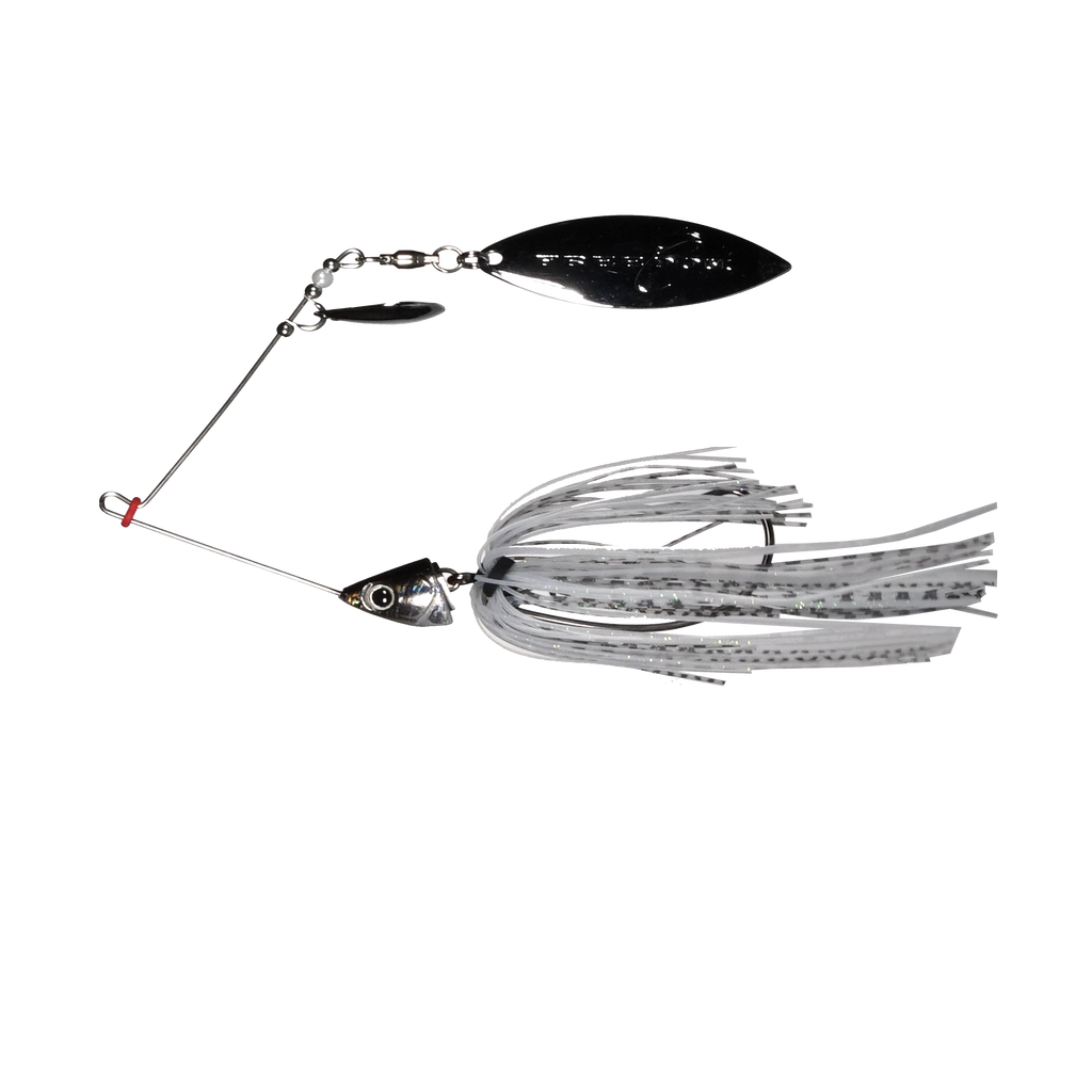 Freedom-Spinnerbait Double Willow-1/2oz Threadfin Shad