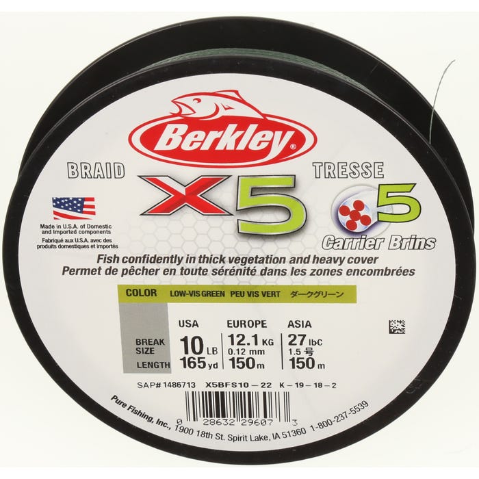 Berkley X5 Braided Fishing Line